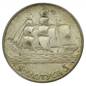 II Republic of Poland, 5 zloty 1936 Ship