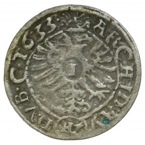 Schlesien under Habsburg, Ferdinand II, 1 kreuzer 1633, Breslau