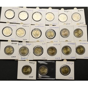 Kolekcja monet 2 euro (21 egz)