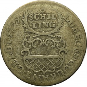 Niemcy, Lubeka, 8 szylingów 1729