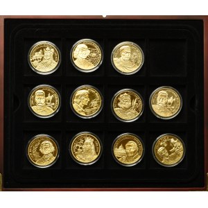 Set of medals Great Poles (11 copies)