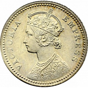 British India, 1/4 rupee 1893