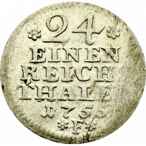 Germany, Preussen, 1/24 thaler 1755 F