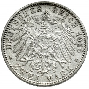 Niemcy, Badenia, 2 Marki 1906