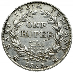 Indie, 1 Rupia, 1835