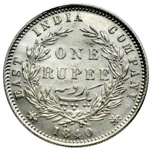 Indie, 1 Rupia, 1840