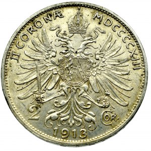 Austro-Węgry, 2 korony 1913