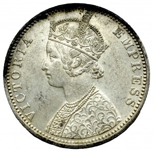 Indie, 1 rupia 1900