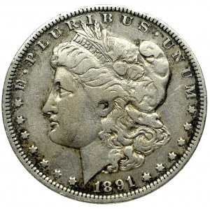 USA, Morgan dollar 1891 O