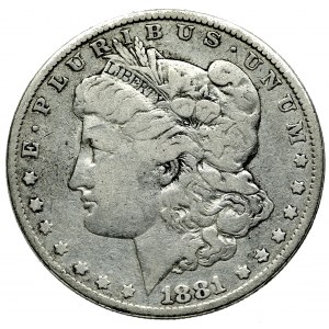 USA, Morgan dollar 1881