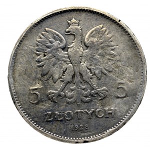 II Rzeczpospolita, 5 złotych 1928 BZM Nike