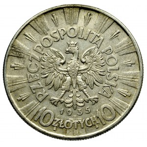 II Rzeczpospolita, 10 złotych 1935 Piłsudski