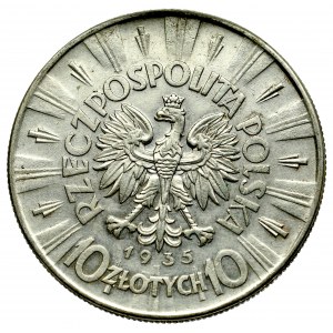 II Rzeczpospolita, 10 złotych 1935 Piłsudski