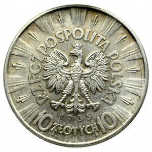 II Rzeczpospolita, 10 złotych 1935 Piłsudski