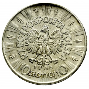 II Rzeczpospolita, 10 złotych 1935 Piłsudski