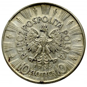 II Republic of Poland, 10 zloty 1935 Pilsudski