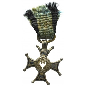II RP, Miniatura Krzyża Srebrnego Orderu Wojennego Virtuti Militari