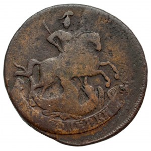 Russia, Khaterine II, 2 kopecks 1788 - countermarked on 4 kopecks
