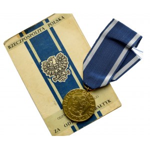 PRL, Medal Za Odrę, Nysę, Bałtyk z legitymacją