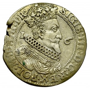 Sigismund III, 18 groschen 1624, Danzig - date overstriked