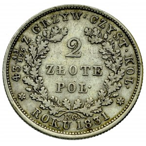 November Uprising, 2 zloty 1831