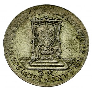 August III Sas, Dwugrosz Wikariacki 1741
