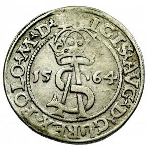 Zygmunt II August, Trojak 1564, Wilno - L/LI