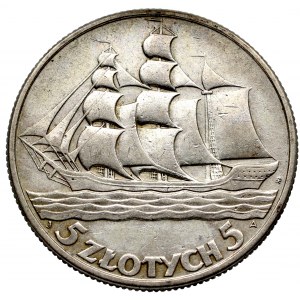 II Republic of Poland, 5 zloty 1936 Ship