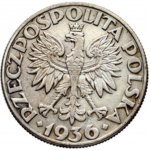 II Republic of Poland, 5 zloty 1936 Ship