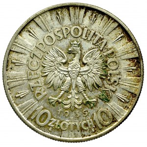 II Rzeczpospolita, 10 złotych 1935 Piłsudski