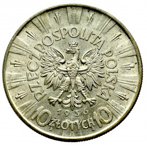 II Republic of Poland, 10 zloty 1936 Pilsudski