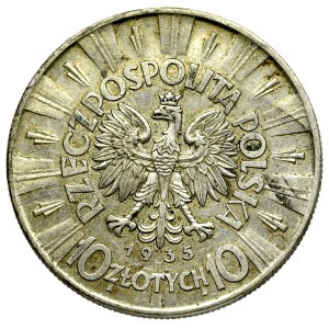 II Rzeczpospolita, 10 złotych 1935 Piłsudski