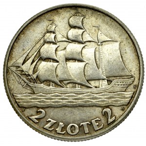 II Republic of Poland, 2 zloty 1936 Ship