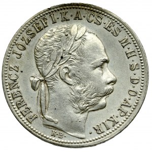 Hungary, Franz Joseph, 1 forint 1883, Kremnitz