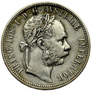 Austria, Franz Joseph, 1 florin 1886