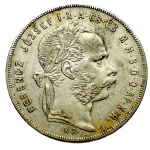 Ungarn, Franz Joseph, 1 Forint 1879, Kremnica