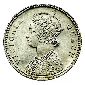 British India, 1/4 rupee 1893