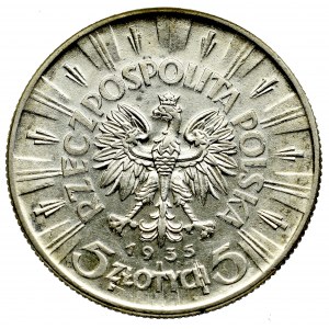 II Republic of Poland, 5 zloty 1935 Pilsudski