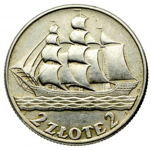 II Republic of Poland, 2 zloty 1936 Ship