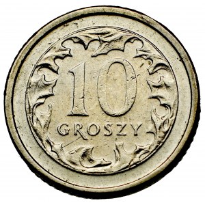 III Rzeczpospolita, 10 groszy 2005 (skrętka)