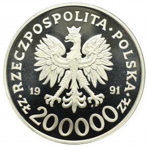 III RP, 200.000 złotych 1991 Konstytucja