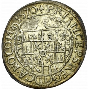 Austria, 3 kreuzer 1670 Olmutz