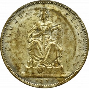 Germany, Preussen, Wilhelm I, Sieges thaler 1871, Berlin