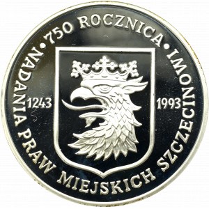 III Rzeczpospolita, 200 000 złotych 1993 750 Rocznica Nadania Praw Miejskich Szczecinowi