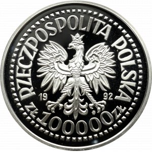 III RP, 100.000 złotych 1992 Wojciech Korfanty