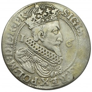 Sigismund III, 18 groschen 1624, Danzig - date overstriked