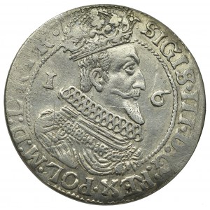 Sigismund III, 18 groschen 1624, Danzig - date overstriked