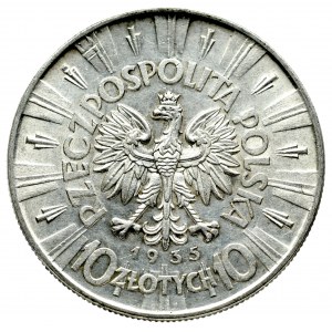 II Republic of Poland, 10 zloty 1935 Pilsudski