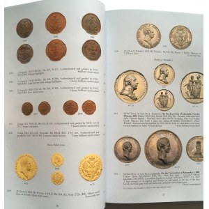 Katalog aukcyjny, THE NEW YORK SALE XLVII/2019 r - bardzo rzadkie i ciekawe, monety carskiej rosji i polsko-rosyjskie