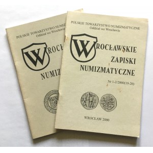 Wrocławskie Zapiski Numizmatyczne - PTN Wrocław 2 szt.